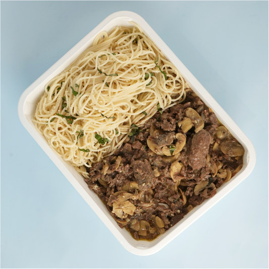 Beef Stroganoff with Pasta