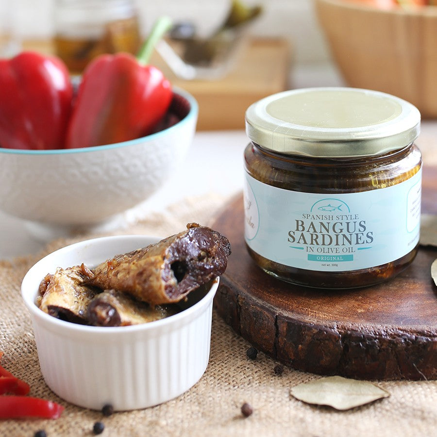 Spanish Style Bangus Sardines in Olive Oil (Original) Mary & Martha